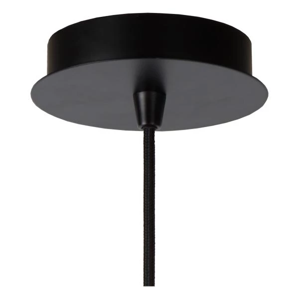 Lucide WOLFRAM - Pendelleuchten - Ø 65 cm - 1xE27 - Schwarz - detail 1